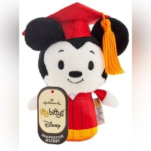 Hallmark itty bittys‎ Disney Graduation Mickey Plush